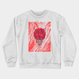 Demon red Crewneck Sweatshirt